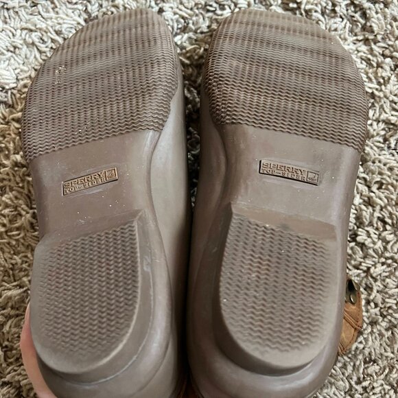 Sperry Duck Boots, Brown, Womens Size 8.5 - Picture 2 of 4